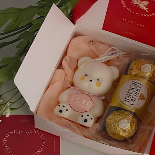 크림슨래빗 엠비티아이 곰돌이 캔들 남자친구 여자친구 선물 기념일 오브제 인테리어 방향제