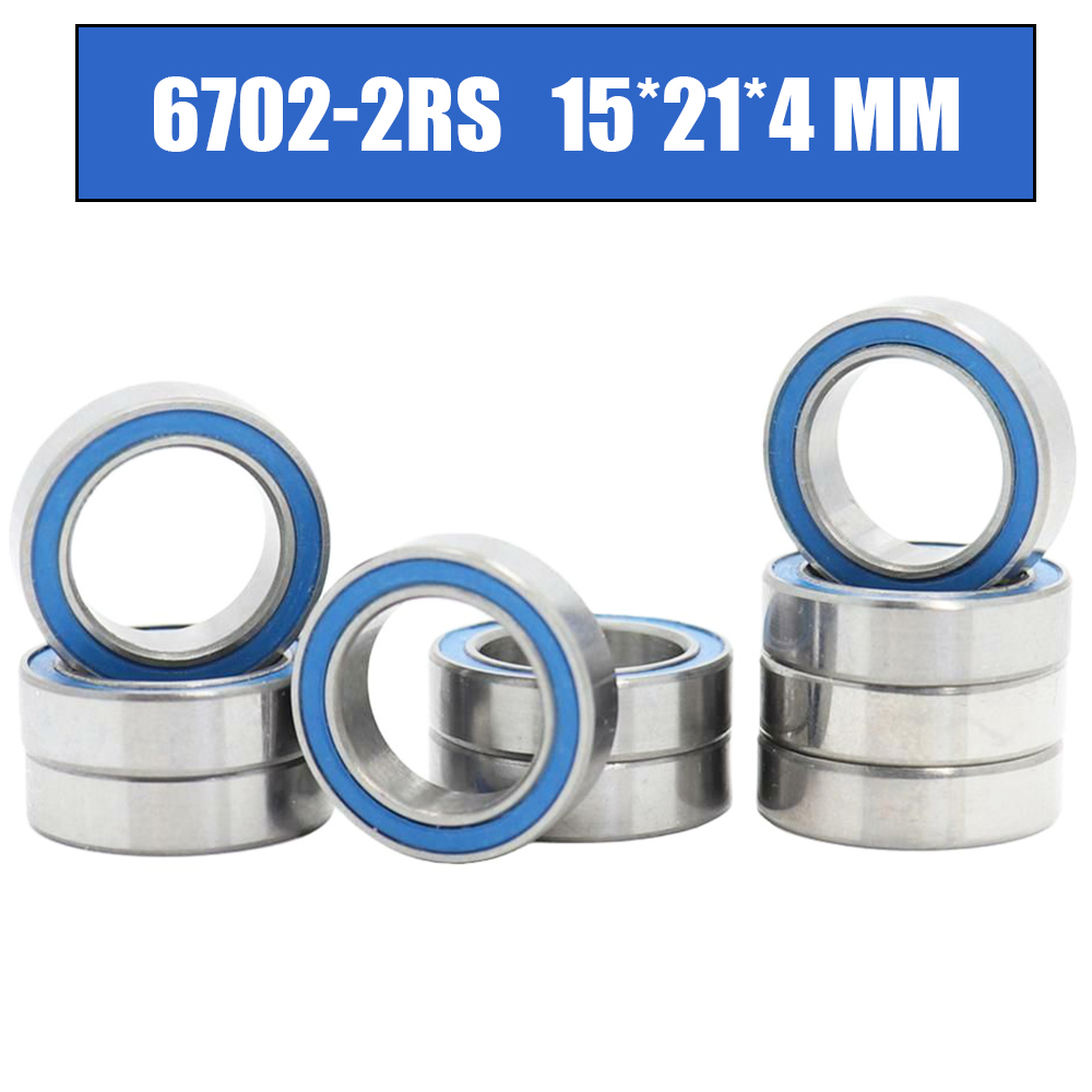 베어링 10PCS 15x21x4mm ABEC 3 취미 전기 RC 자동차 트럭 6702 RS 2RS 볼 밀봉 6702RS