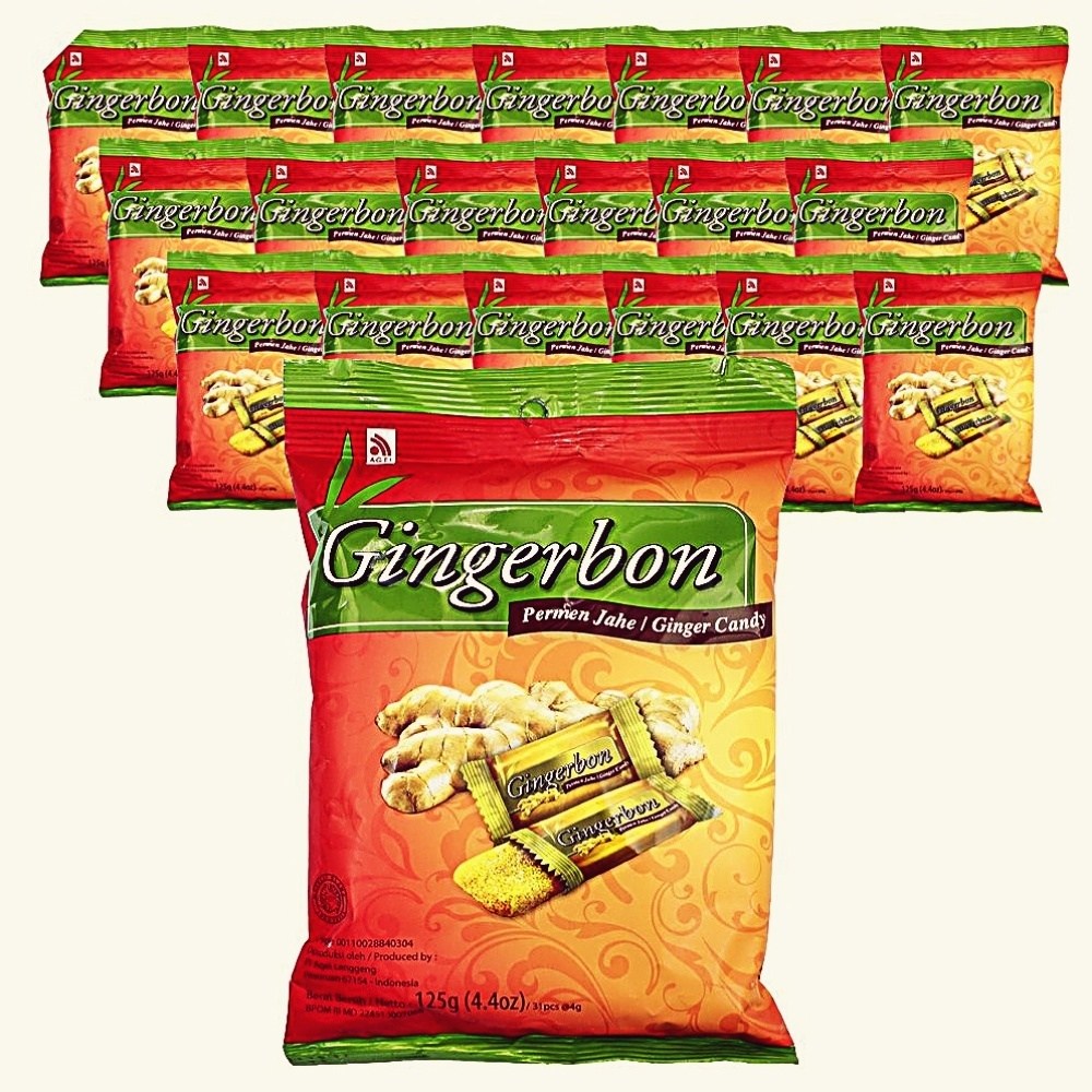 진저본 PTAGELLANGGENG대산인터내셔널 125gX20봉 생강 젤리 진저본 20개 125g EWC1E729