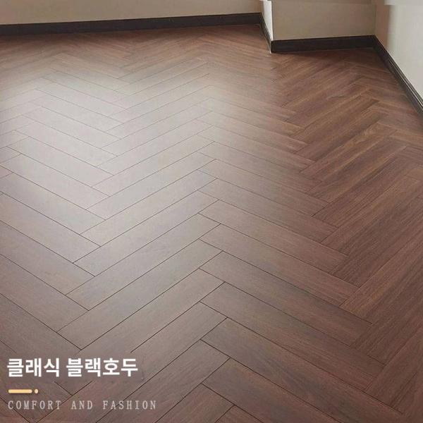 헤링본 강화 복합 목재 바닥 가정용 북유럽 침실 오크 방수 온돌 생선뼈 코르셋 직판