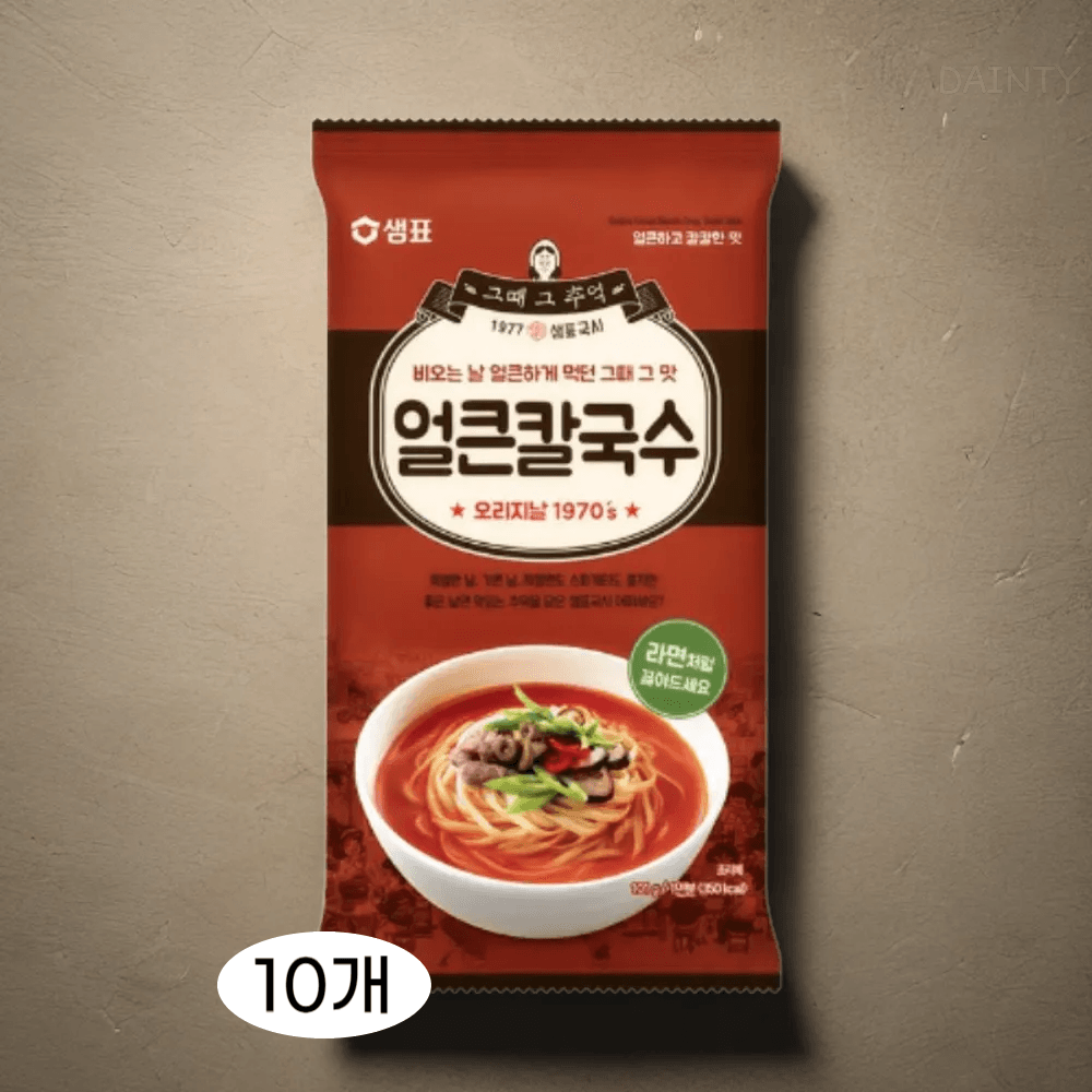 샘표 얼큰 칼국수