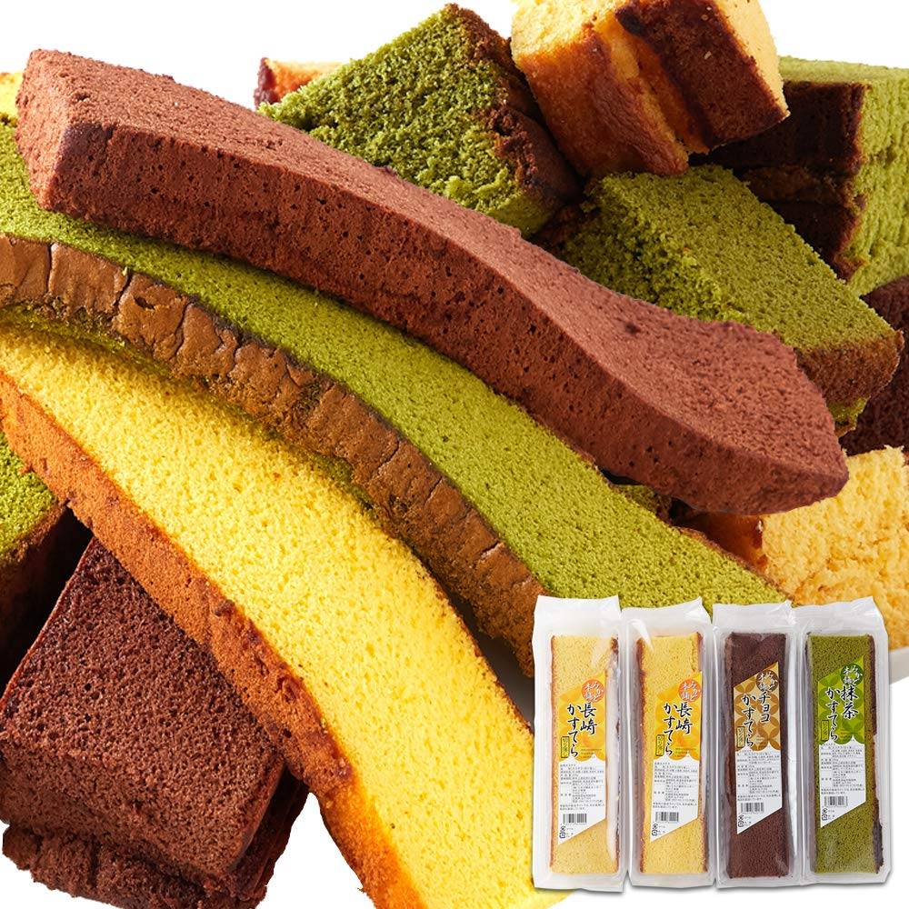 천연생활 나가사키 카스테라 3종 1kg 250g 4개 세트