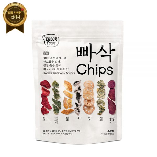 UNKNOWN 컬러푸드 빠삭칩스 -x- 원산지 국산