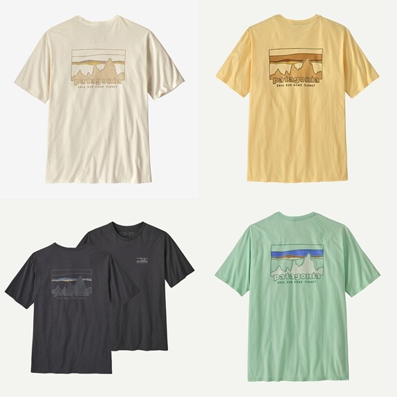 파타고니아 매장정품 파타고니아 멘즈 73 스카 오가닉 티셔츠Skyline Organic TShirt 929540 37534Q5GN25SS