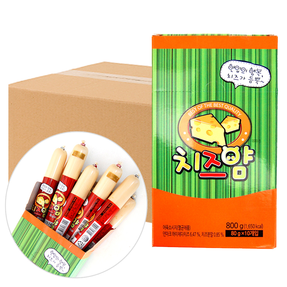 동원에프앤비 동원 동원 치즈얌 소시지 800g 10개입 x 10개 1box