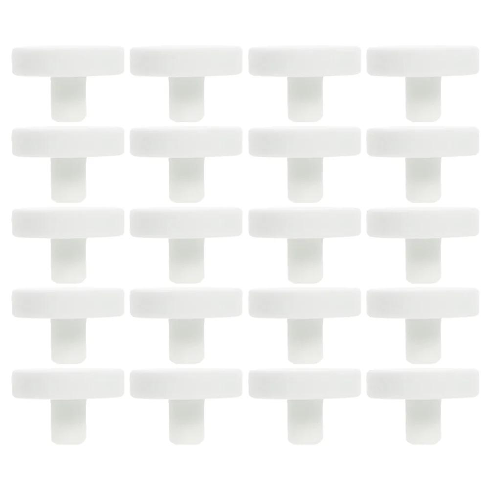 산호 Frag 플러그 어항 산호 베이스 T 모양 산호 지지대 산호 Frag 플러그 수족관 식물 장식 흰색