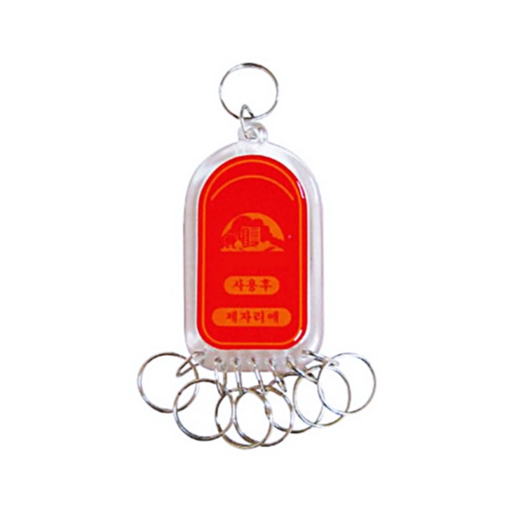 세모네모 1구 문어발 30x170 키링 키홀더 열쇠고리 K0500 U8SW920FDF