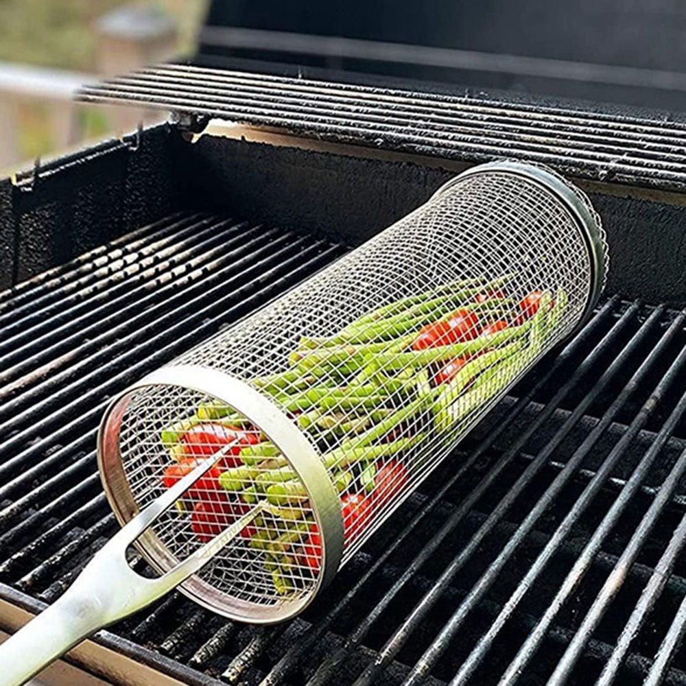 그릴 BBQ통 비비큐 캠핑 바베큐 그릴망 고기 생선 숯불 ILWFFRUJU
