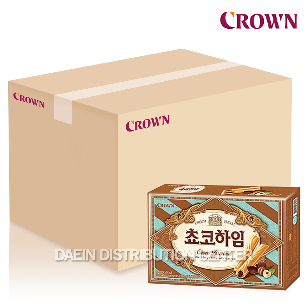 크라운 쵸코하임 47gX18개 1box 간식 과자