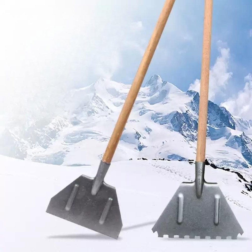 빙판길 제빙삽 스크레이퍼 빙판 농장 농사용 사다리꼴 얼음삽 깨기 플랫 농업용 톱니