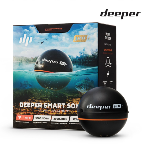 DEEPER 디퍼 스마트 소나 프로 플러스 보트 거치대 마운트 2 0 어탐기 세트 번들 가온피싱샵