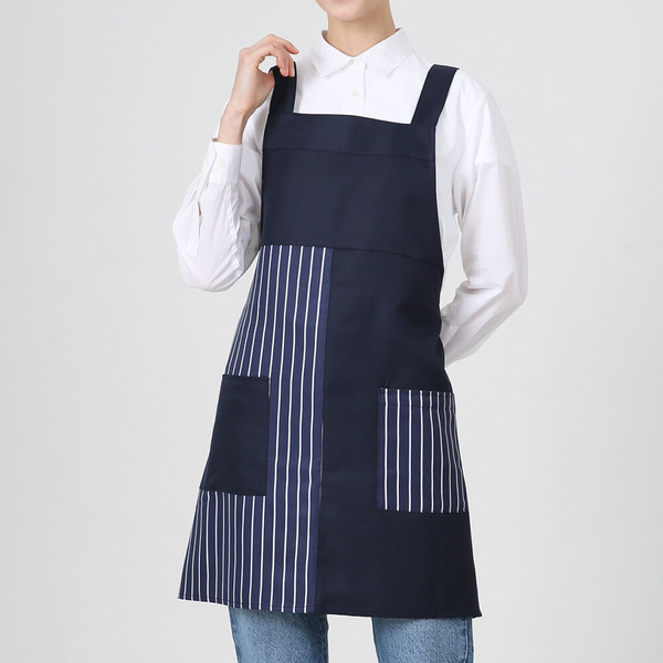 워크라인 바리스타 카페 공방 H형 포인트 앞치마