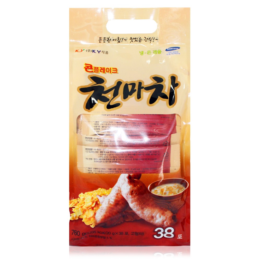 KY식품 콘플레이크 천마차 38포 20g 1개 38개입