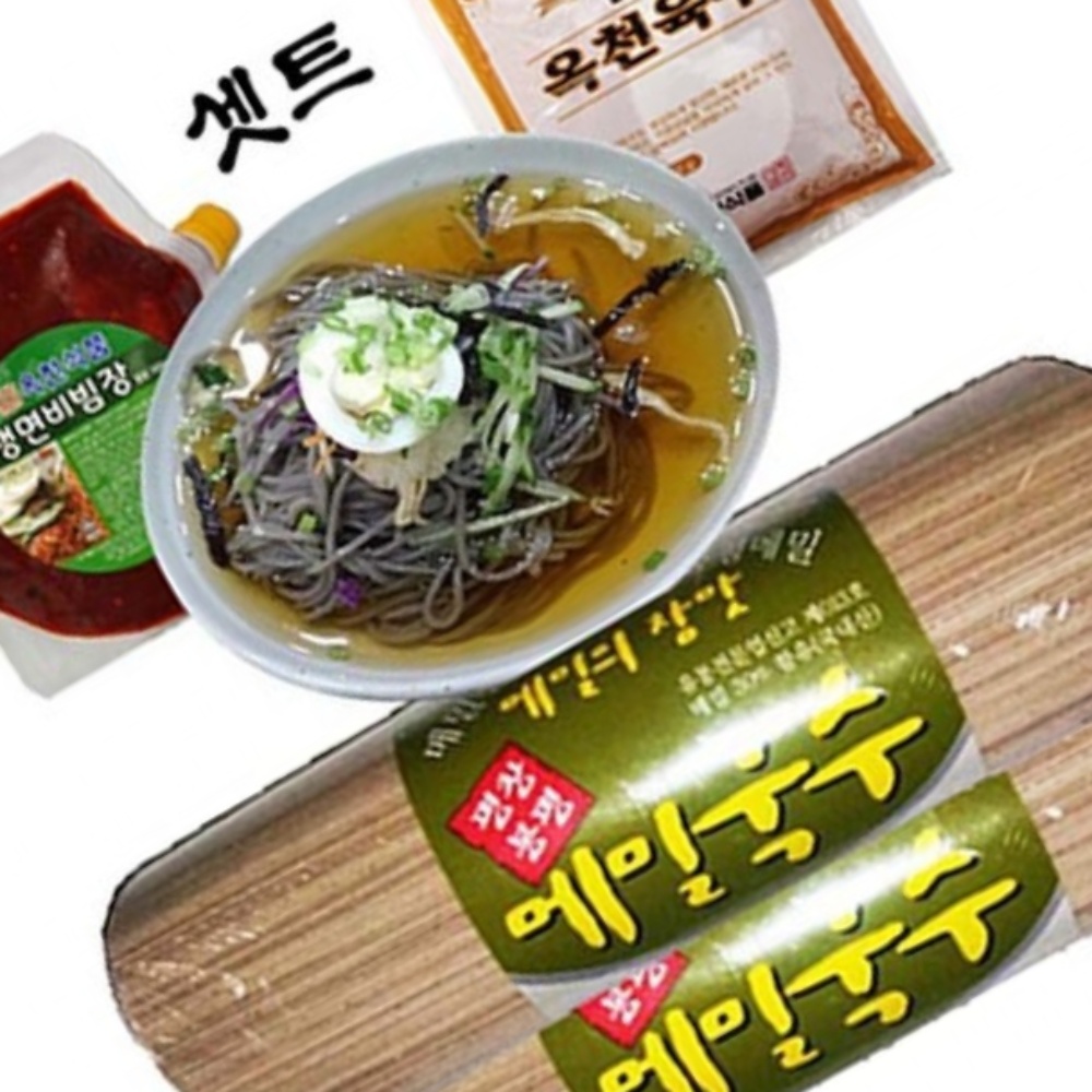 바지락칼국수 칼국수 물 메밀 소바국수 10인분 장500g 육수5봉 메밀국수2kg 비빔