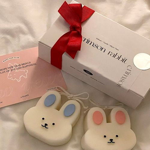 크림슨래빗 토끼커플캔들 부모님 새해선물 커플템 디퓨저 설날선물 새해 오브제