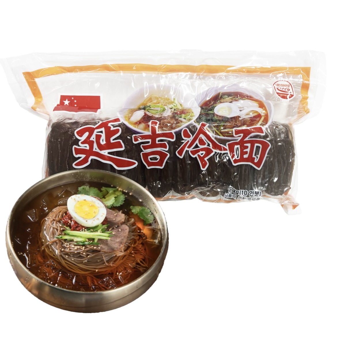 월월중국식품 연길 메밀중국냉면 10인분 2kg 1개
