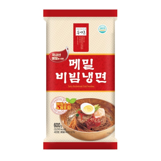 봉평촌 봉 촌 메밀비빔냉면 600g 5개