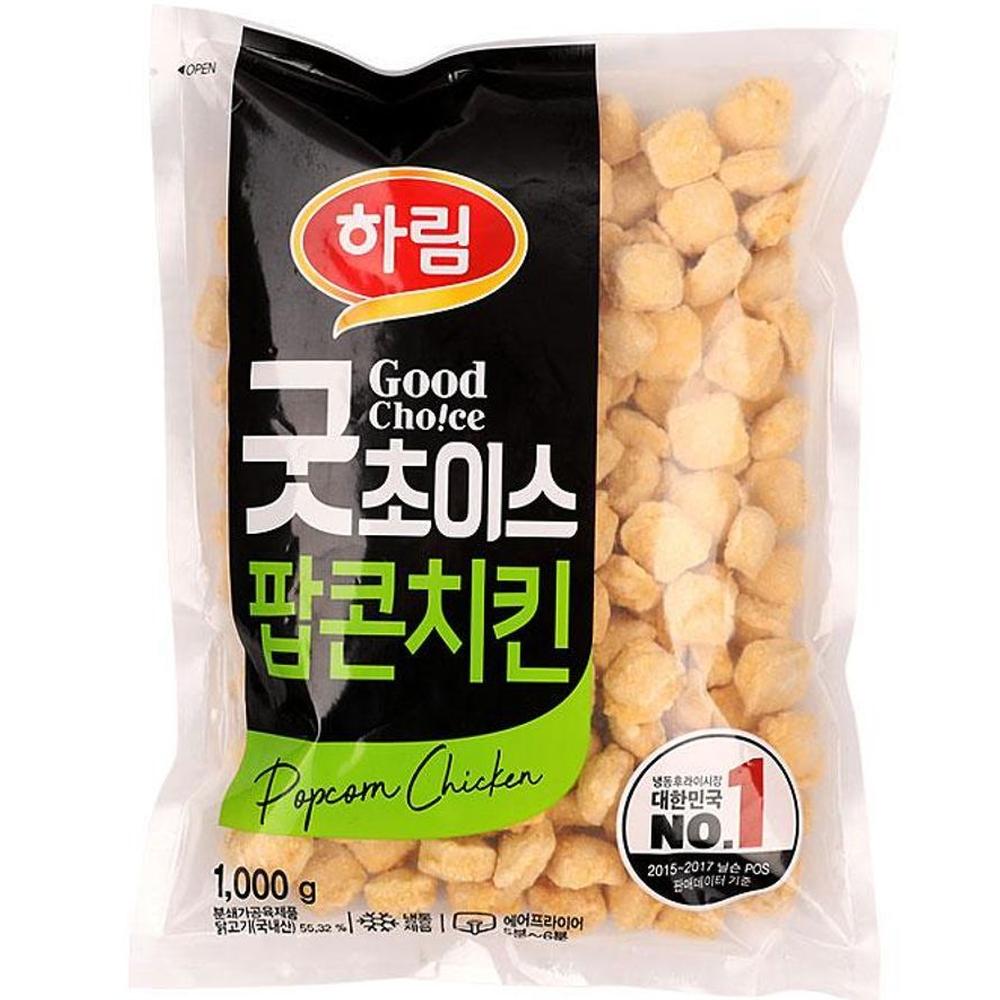 하림 하림 하림 프로라인 치킨 팝콘 1KG 하림 프로라인 치킨 팝콘 닭가공품