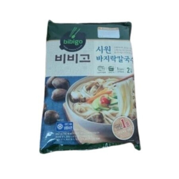 비비고 시원바지락칼국수642g 2인분 HK