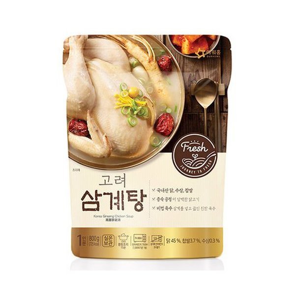 아워홈 아워홈 아워홈 고려삼계탕 800g 낱개 레토르식품 간편식품
