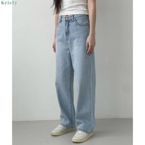 MUAHMUAH 와이드 데님 팬츠 라이트블루