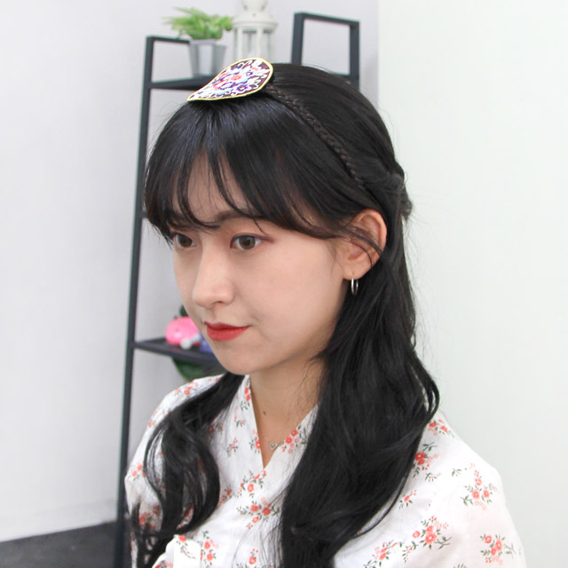 핑크캔디 핑크캔디 설날 명절 배씨댕기 한복헤어밴드 예닮 배씨댕기 예닮 배씨댕기 진갈색띠 대