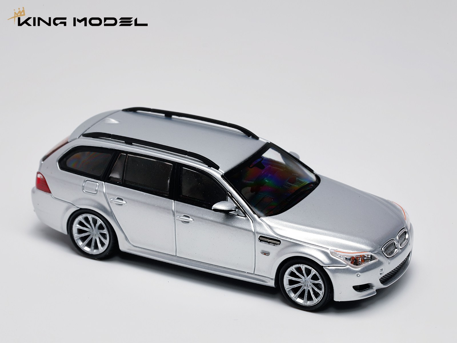 사전 Kingmodel 1 64 M5 E60 왜건 세단 버전 다이캐스트 모델 자동차 03 Wagon 1개