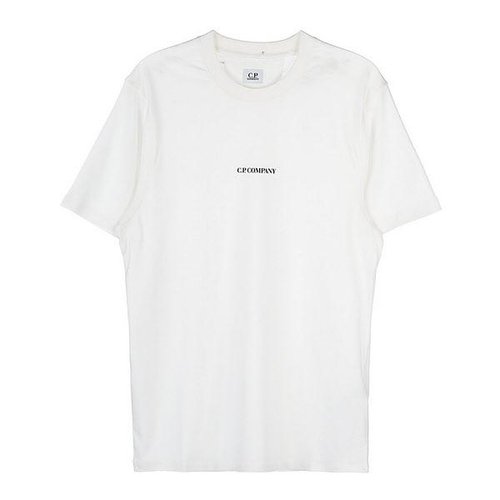 럭셔리에비뉴럭셔리에비뉴 CP컴퍼니 코튼 로고 반팔 티셔츠 14CMTS048A 006011W 103 P002643539