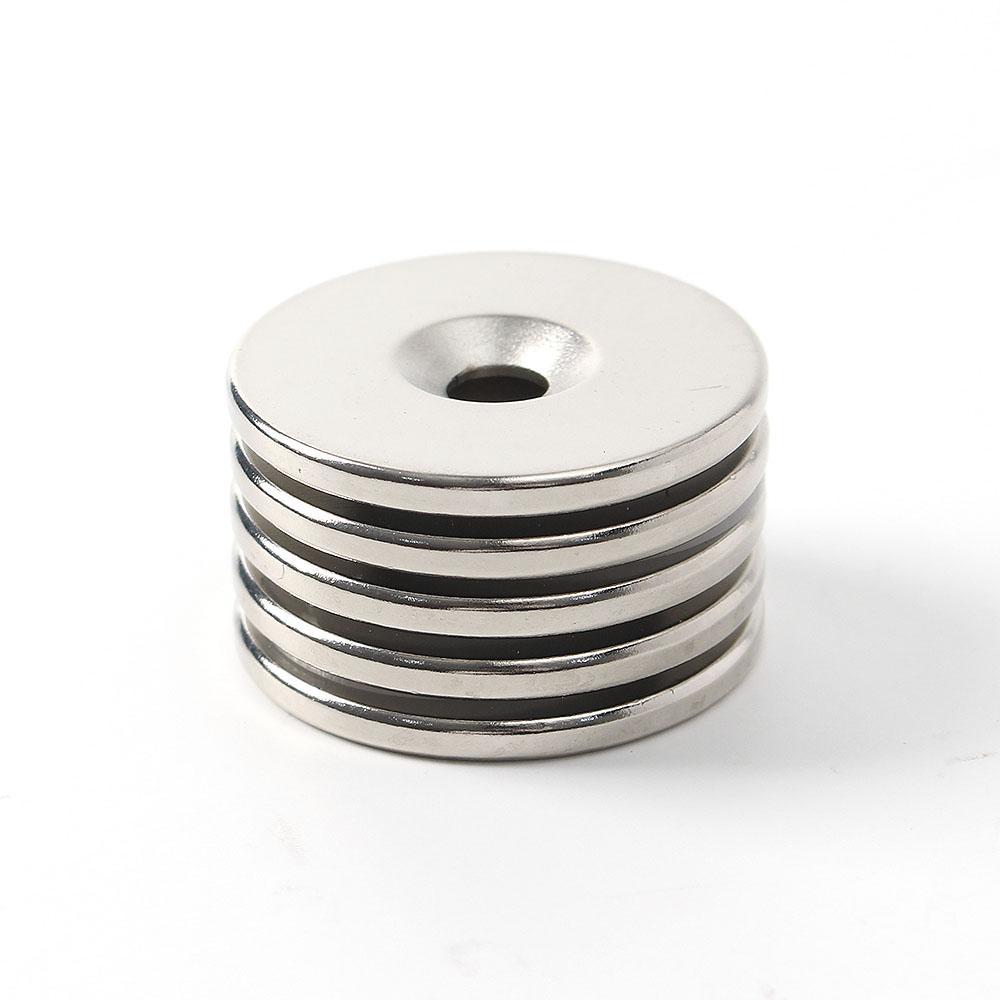원형사라 자석 5개입 30x3mm 홀105