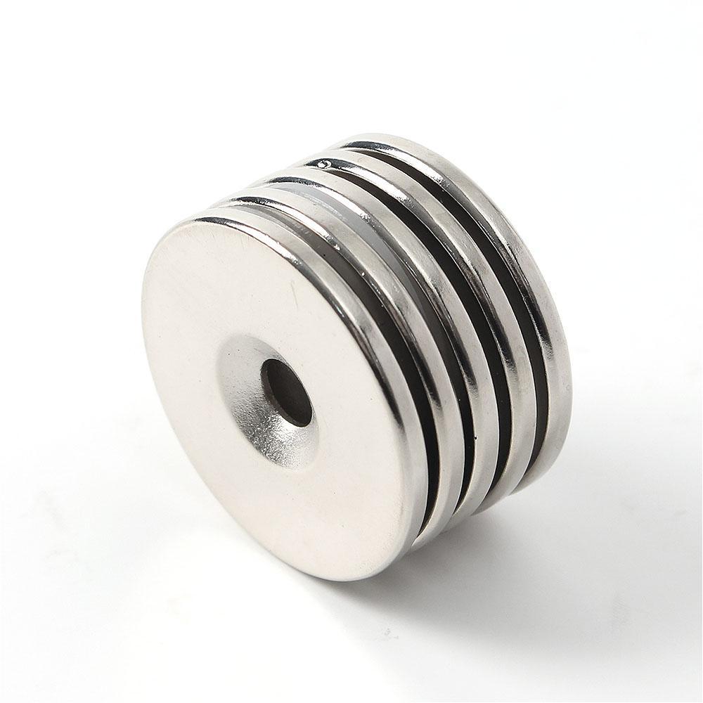 원형사라 자석 5개입 30x3mm 홀105