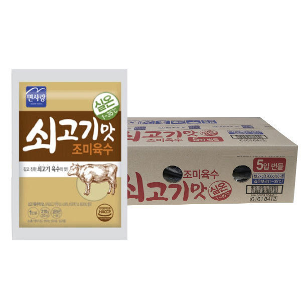 면사랑 면사랑 면사랑 면사랑 쇠고기맛냉면육수 340g 30개 박스