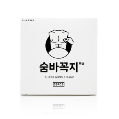숨바꼭지 숨바꼭지 남성용 니플밴드 투명색 4개