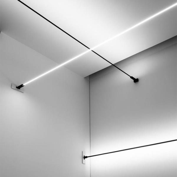 미니멀리스트 스카이라인 선형 조명 LED RGB 바 스트립 벽 라이트 거실 배경 라인 장식 스콘스 고정 장