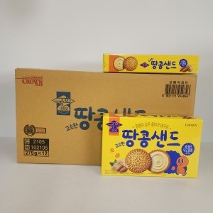 국희 고소한 땅콩샌드 279g12개입 한박스