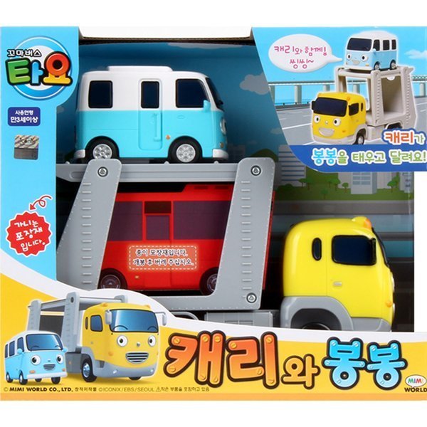 미미월드 T 꼬마버스 타요 단품 -캐리와봉봉