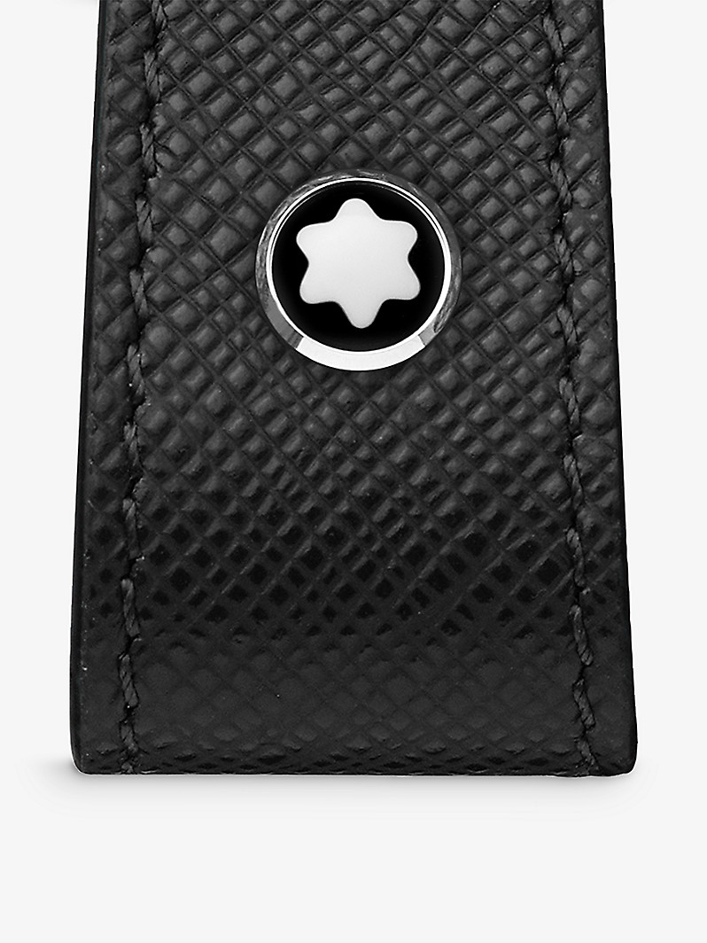 몽블랑 몽블랑 사토리얼 branded-loop gained-leather 키 fob Continuity R04144282