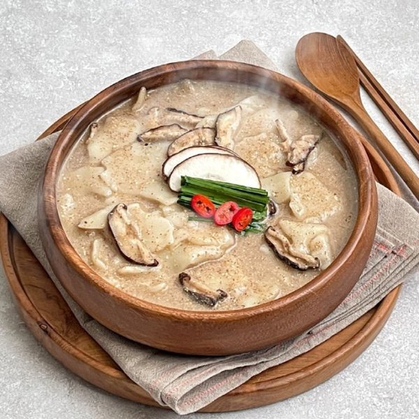 26년전통맛집 명장 생 들깨수제비 4인분소스 4개