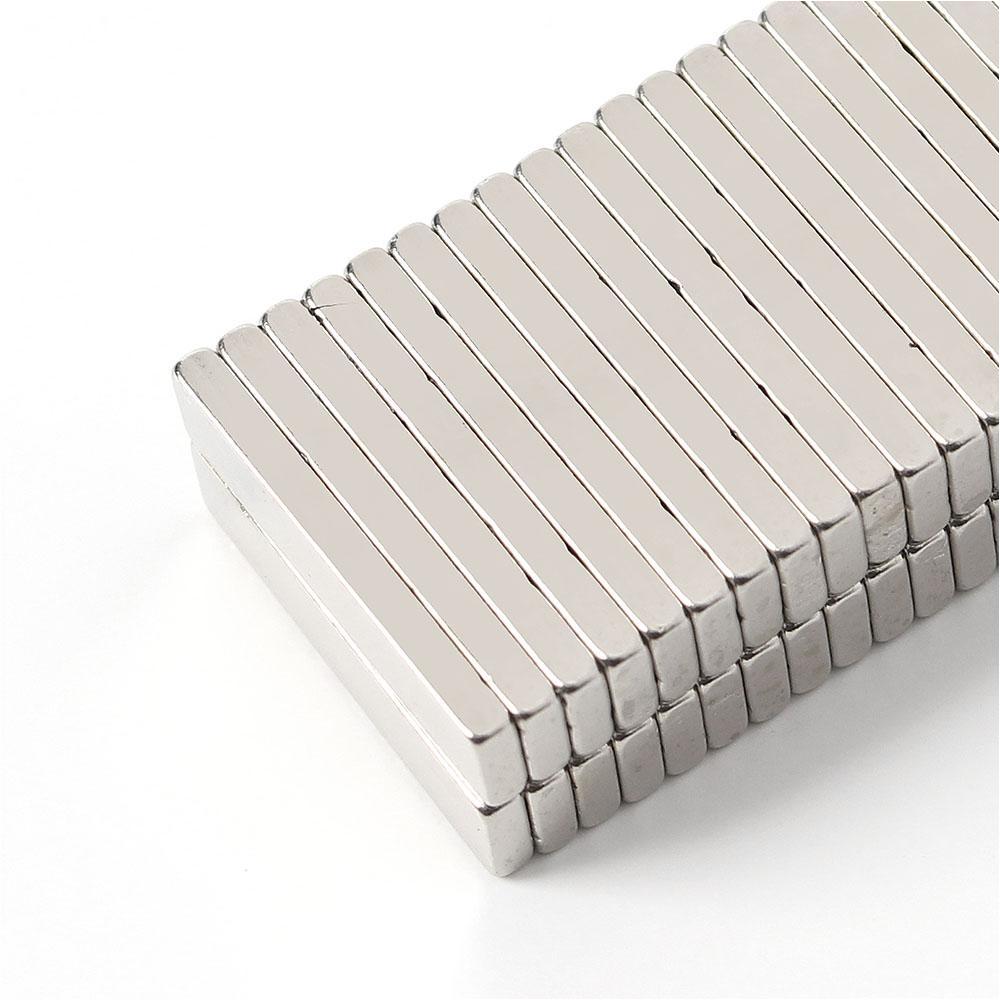 초강력 네오디뮴 사각 자석 50개입 20x5x2mm