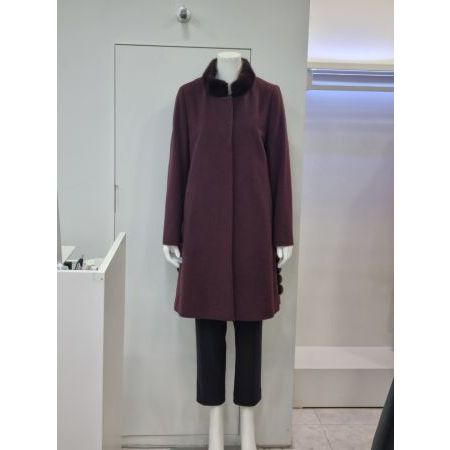 벨리시앙 벨리시앙 세이브존04 밍크 트리밍 울 캐시미어 코트 LC9402 S19367972
