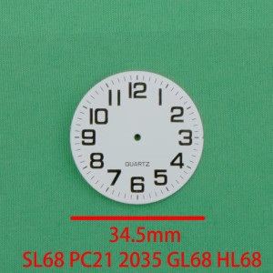 2035 무브먼트용 시계 다이얼 sl68 pc21