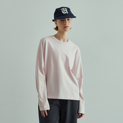 유니폼브릿지 silket l s tee womens light
