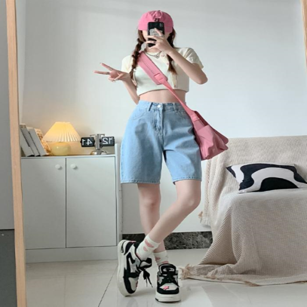 숏팬츠 여성반바지 밴딩바지 휴가 여자핫팬츠 핫팬츠 WFGT2GI