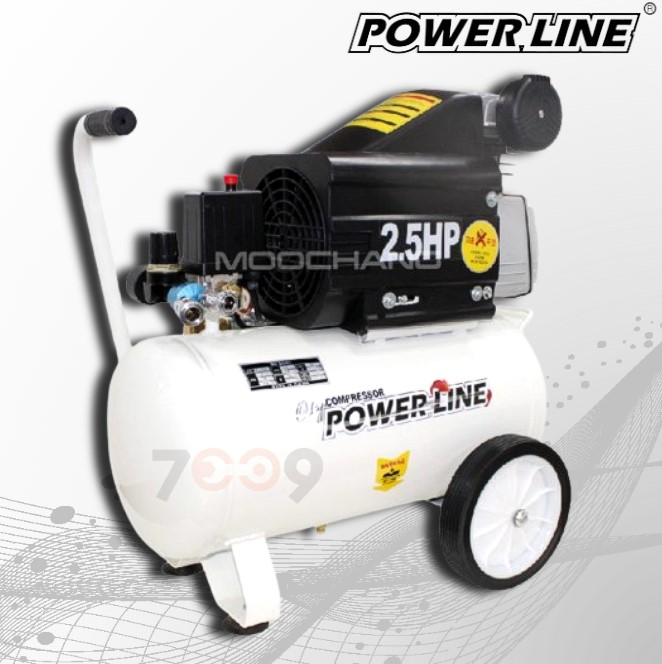 파워라인 파워라인 파워라인 에어 콤프레셔 5마력 25L 콤프레샤 PL-25R 2