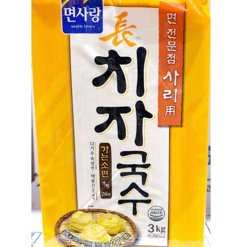 면사랑 치자국수 3KG 치자국수 가공식품 밀면 생면 소바