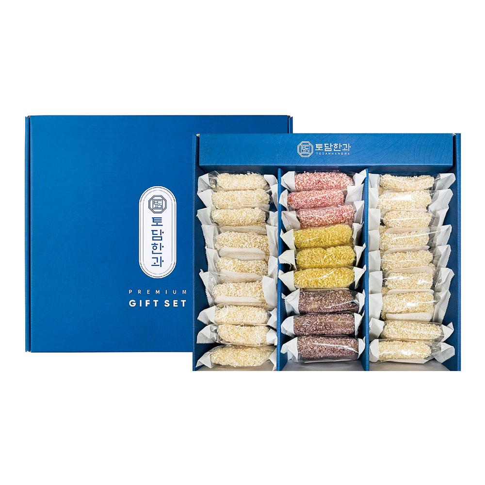 한과선물세트 토담한과 4색조청유과1호 1개 378g