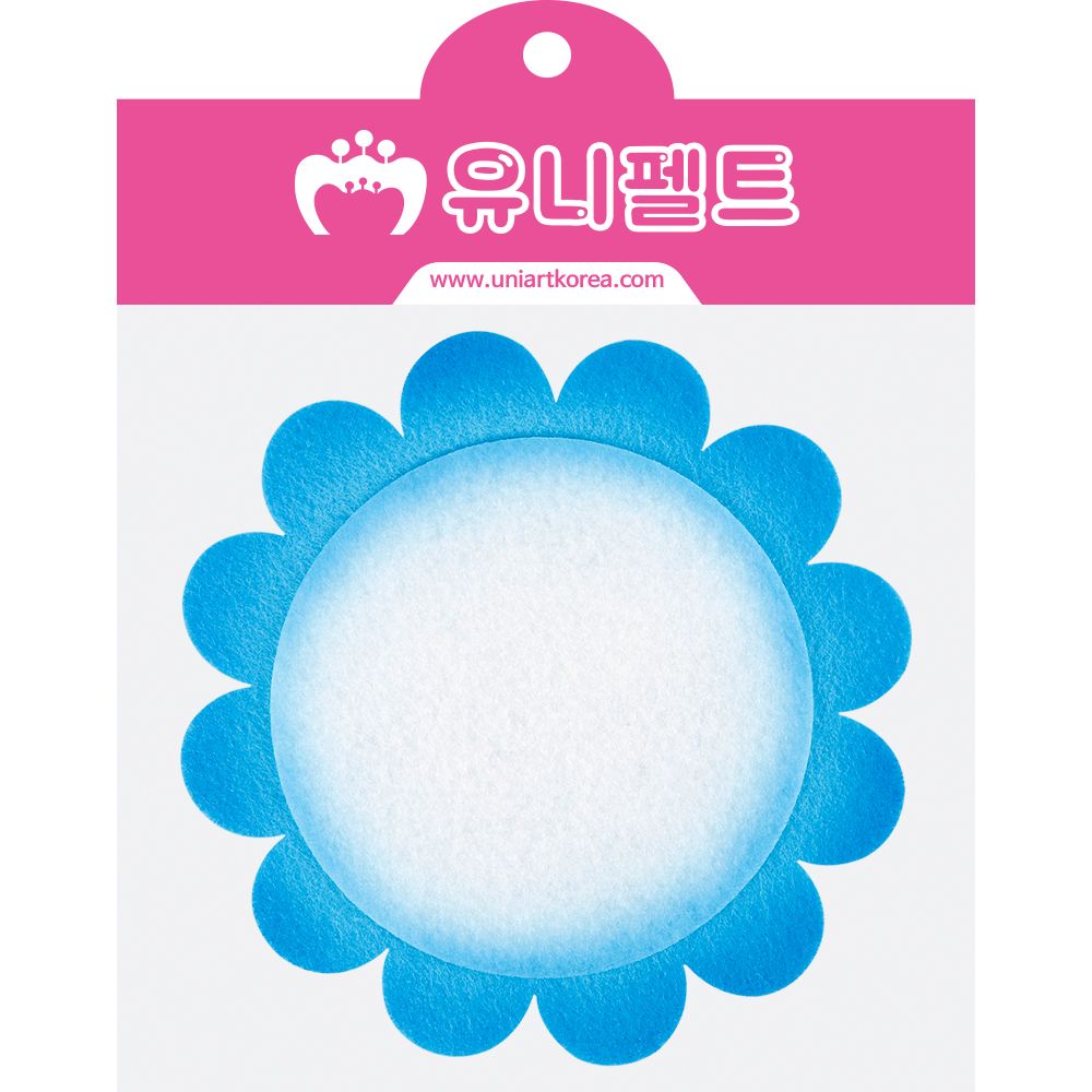 펠트미소꽃 기술놀이 미소꽃판 투톤 펠트 3000 하늘 신형 1개 2개 QWC68832