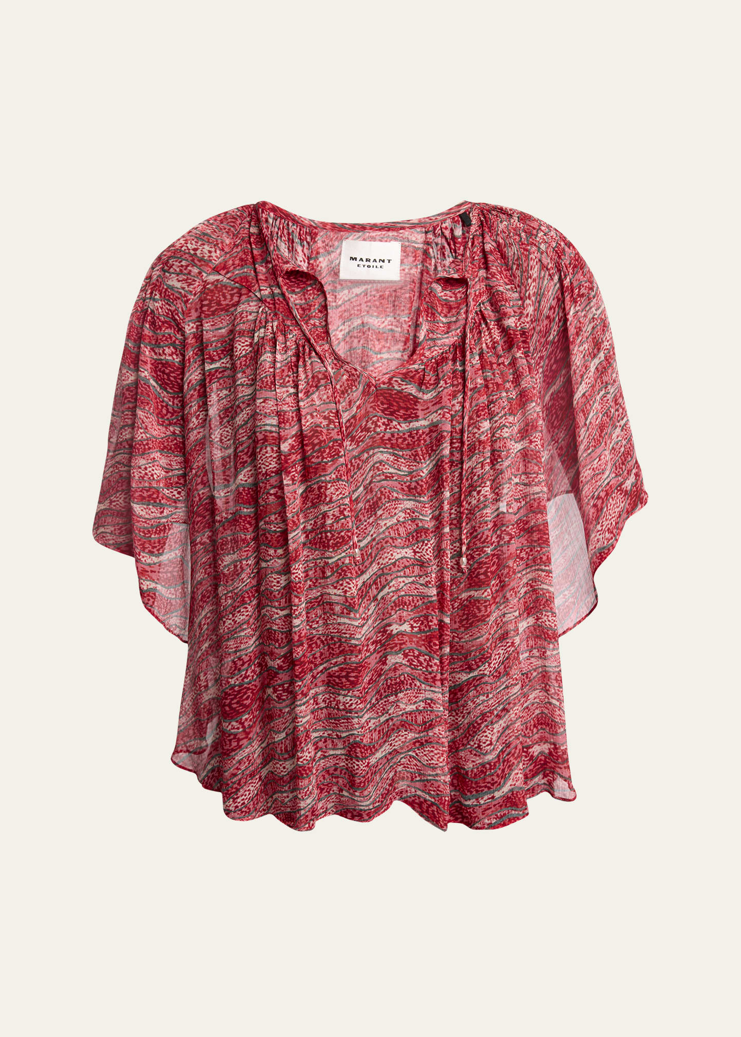 ISABEL MARANT ETOILE 네슬리아 반팔 블라우스