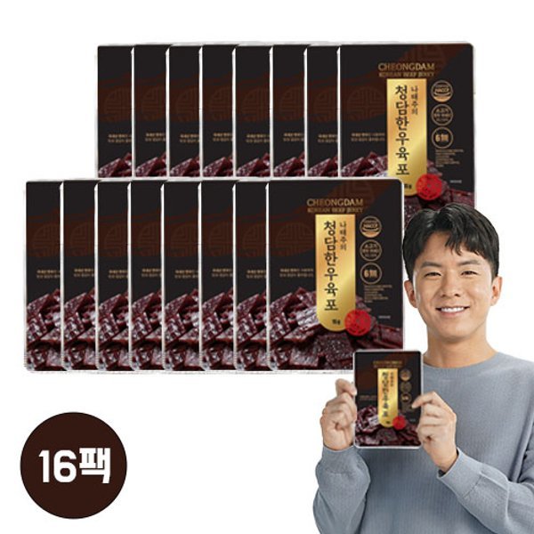 나태주 청담한우육포 15g x 16팩