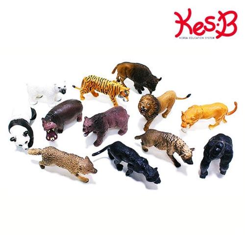 교육시스템주 애니멀킹덤 사파리동물 캐스B네이처 피규어 12PCS 11W4CE97D