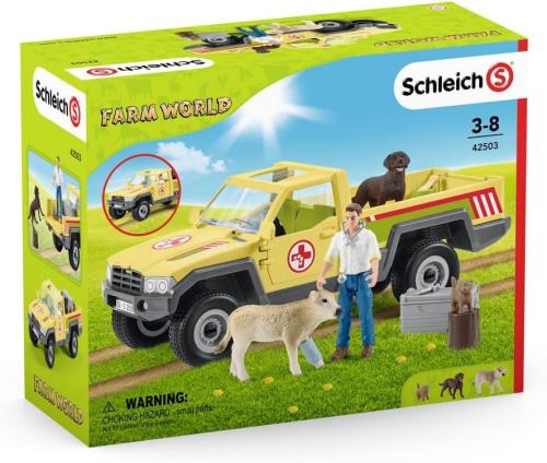 슐라이히 Schleich 팜 월드 동물 의사 선생님 과 트럭 42503